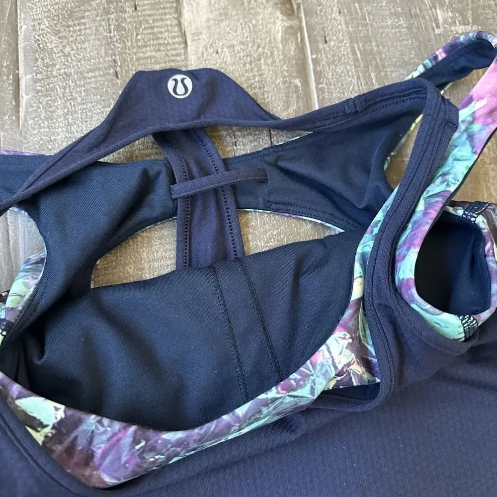 Lululemon Multicolor Athletic Tank Top